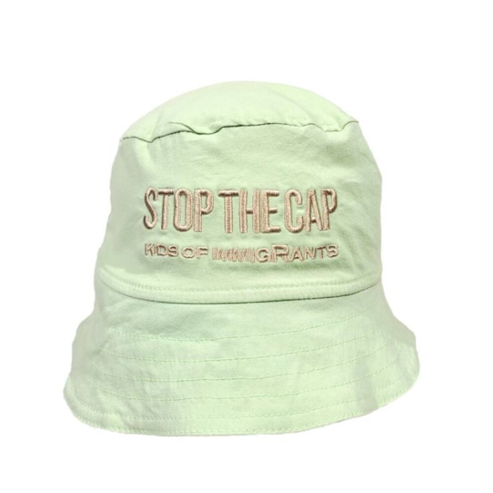 Chukwu x Kids Of Immigrants Stop the Cap Unisex Bucket Hat in Mint, Size OS​​